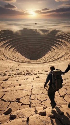 A 50KM Perfect Circle Hidden in the Desert