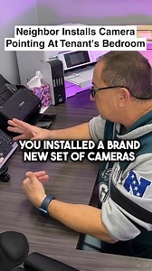 Neighbor Installs Camera Pointing At Tenant’s Bedroom#landlord #neighbor #tenant #realestate #rentalproperty #investing(DISCLAIMER: This is a skit based on a true story) | AHB Realty and Property Management