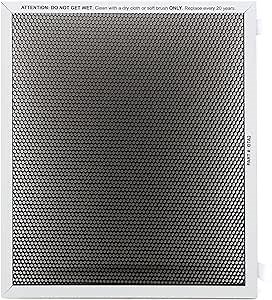 Nuwave Replacement Ozone Removal Filter for the NuWave OxyPure Zero Smart Air Purifier Made & Sold by Original Manufacturer for OxyPure Zero Models 47251, 47261, White