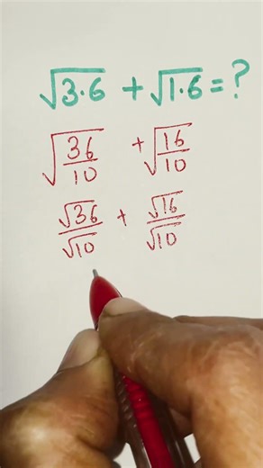 Square Root Addition #shorts #maths #trendingshorts #squareroot #addition