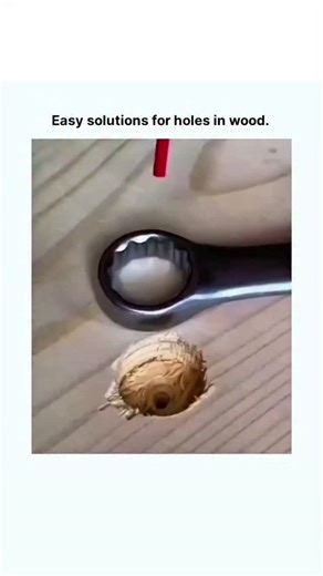 Teach You Funfact on Instagram: "This X post features a 15-second video tutorial on repairing screw holes in wood by packing wood glue with a socket wrench, inserting a temporary screw, countersinking, and sealing with a plug, a practical hack for DIY woodworking that echoes techniques in peer-reviewed guides like those from the Woodworkers Guild of America. Posted on 30 December 2025 by @sitiwayyy, a casual tweeter with a bio focused on daily inspirations, the content has amassed 384,000 views 