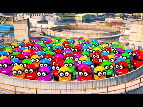 GTA 5 Funny/Crazy Jump Compilation / minion & Spider-Man (GTA V Fails Funny Moments)
