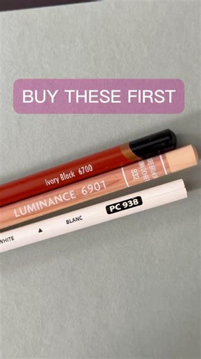3 Pencils I’d Buy BEFORE Polychromos ✏️ #artshorts #colouredpencils #polychromos #artsupplies #art