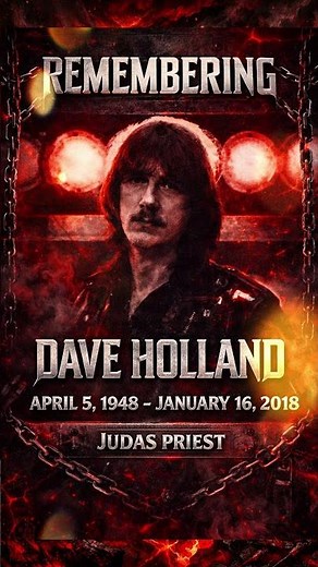 REMEMBERING DAVE HOLLAND ⚡ Judas Priest Legacy #judaspriest #remembering #heavymetal #drummer