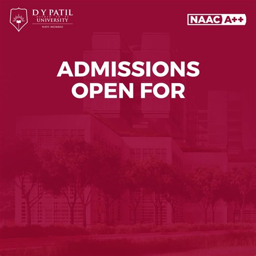 294 reactions | Power the digital world with a B.Sc in Cloud Computing at D Y Patil University, Navi Mumbai Campus! Master AI, Big Data & Cloud infrastructure. Highest Package ₹43.13 LPA. Admissions Open – Apply Now! | Admissions at DY Patil University, Navi Mumbai | Facebook