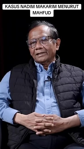 KASUS NADIM MAKARIM: Penjelasan Mahfud MD