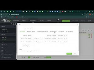 How To Set Overtime on Biotime Africa - ZKTeco West Africa
