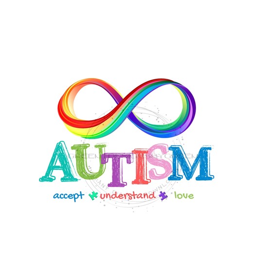 Autism Support Clipart: Rainbow Infinity, Puzzle Pieces (PNG, JPG Digital Download) - Etsy