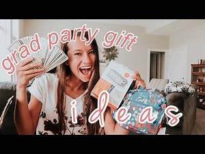 WHAT I GOT FROM MY GRAD PARTY! || graduation party gift ideas