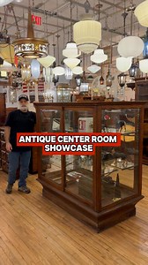 Here we have a spectacular antique center room display case made by the Grand Rapids Showcase Co. available for sale! Direct message us or call us at 212-989-8814 to purchase it. We ship everywhere. 📍 Olde Good Things, 333 W 52nd St, New York NY 10019 🌐 ogtstore.com 🚛 Shipping available worldwide 📐 5’ L x 5’ H x 34” D #antiqueshop #antiquefurniture #antiqueshop #antiques #nyc | Olde Good Things