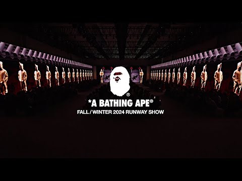 *A BATHING APE® FALL/WINTER 2024 RUNWAY SHOW in Shanghai