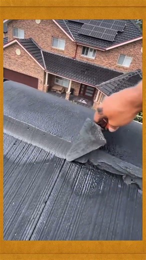 Repairing leaking and seeping roof ridges #diyprojects #construction #repairing