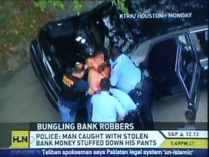 Bank Robbers VS Exploded Dye Packs:Crime Fail
