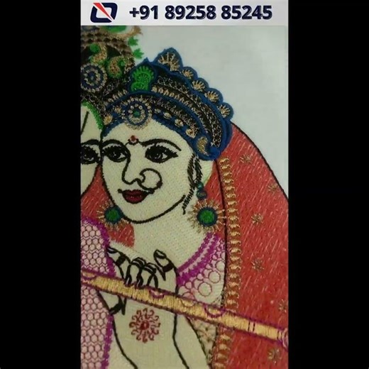 Radha krishna #embroidery #handembroidery #onlineshopping #embroiderylover