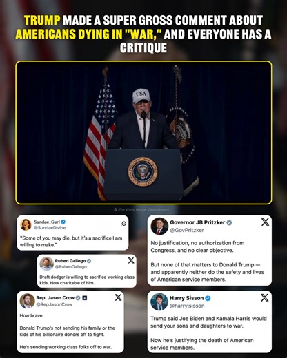 This weekend, the White House's YouTube account shared a video of Donald Trump announcing the US's combat operations in Iran. As Americans gawked over the announcement — which garnered over 18 million views on X — this part of Trump's speech went especially viral online. 🎥: The White House, Getty Images, X | BuzzFeed