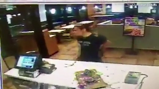 Hangry? A customer in Taco Bell goes crazy over wrong order