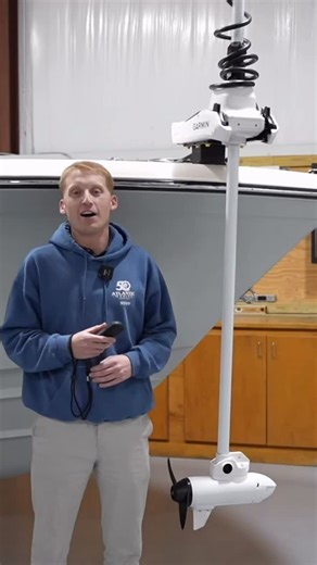 Meet the Garmin Kraken Trolling Motor. Built for saltwater anglers who want precision, power, and total control. Kraken delivers ultra-quiet performance, exceptional holding power, and seamless integration with your Garmin electronics for features like anchor lock and advanced positioning. Whether you’re working a shoreline or holding steady on a spot offshore, Kraken keeps you exactly where you want to be. The Garmin Kraken Trolling Motor can be installed on your boat at Atlantic Marine Service