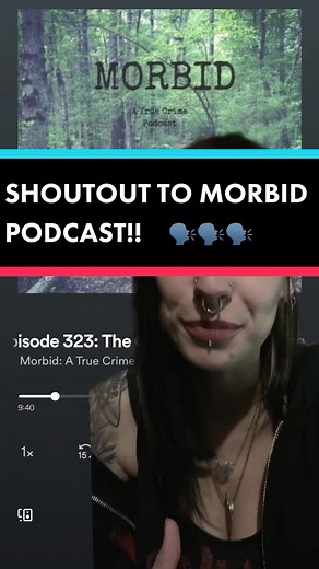 go follow @Morbid Podcast and check out their brilliant podcast!! Thanks y’all! 🥳