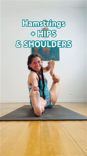 Yoga Hamstrings PLUS (6 of 8) ➕ Hips ➕ Shoulders! (Akarna Dhanurasana)