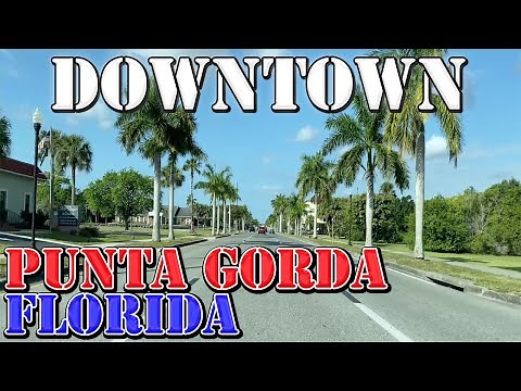 Punta Gorda - Florida - 4K Downtown Drive