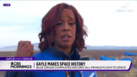 Gayle King shares best part about trip to space, song Katy Perry sang