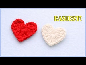 Easy Crochet Mini Heart for beginners ❤️ | Super Fast & Beginner-Friendly Project 🧶