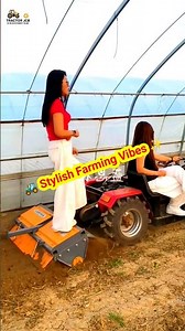 💃 Tractor Beauty on Duty 🚜 | Modern Farming Queens 👑 #TractorLife #GirlPower #FarmingVibes