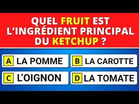 Ton Cerveau est Très Aiguisé si Tu Fais 20+ 🧠 40 Questions de Culture Générale ! 📚