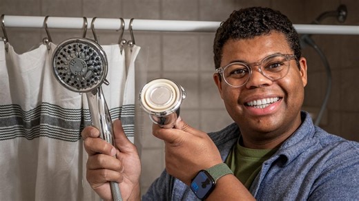 Step-by-step video tutorial to installing a new shower head