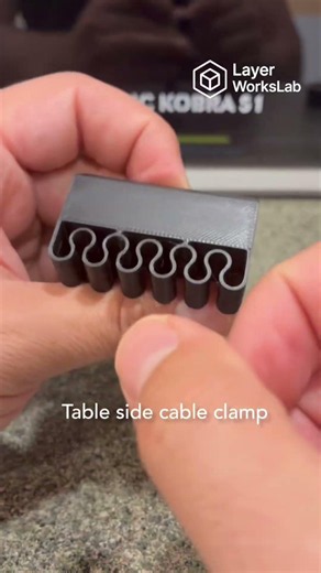 Would You Print This? Table Side Cable Clamp 🔌