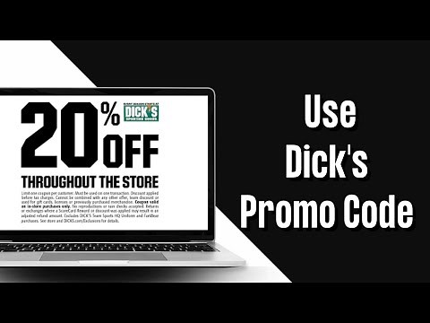 How To Use Dick's Sporting Goods Promo Code 2024