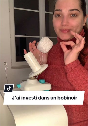 Trop contente de mon achat, ça va être super utile 🥰 #crochet #pelotes #crochetersoftiktok #tricot #yarn #yarntok #yarnaddict #knit #yarnwinder