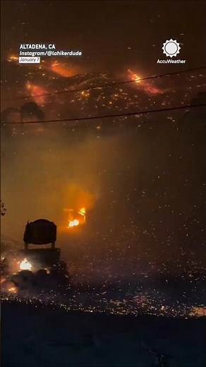 NEW: Fire Embers Sweep Through Altadena as Residents Flee