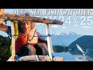 Greg Days 24 & 25 Kayak Fish Catcher | 30 Day Survival Challenge: Vancouver Island