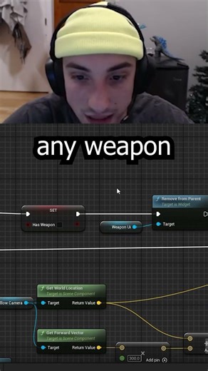 Simple drop gun physics based mechanic, making a FPS with the homie pt.2 #gaming