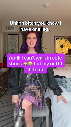 Caaann I wear heels? Yes, sort of but I can’t walk very well. Basically all the cute shoes I can’t walk in. 😟😭#amputeelife