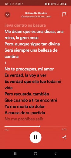 Belleza De Cantina - Cardenales De Nuevo León: Letra, Canción Completa