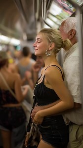 The Most Crowded Train You’ve Ever Seen! No Words, Just Vibes. NYC Subway Life 🎧🚇 Subway Life] Sleepy Girl Can’t Keep Her Eyes Open—Too Relatable! 😂#aigirl #traffic #viral #instadaily #reelschallenge #trains #fyp #rushhour #instagood | America Unfiltered