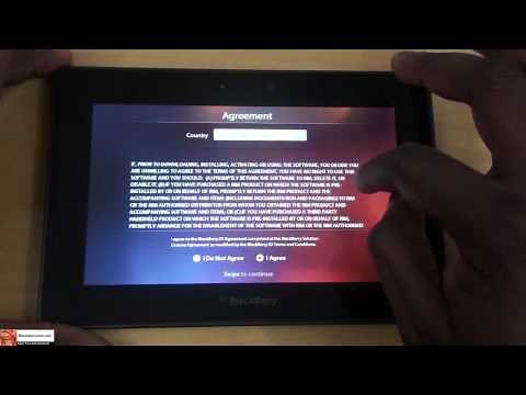 How to Setup & Update Blackberry Playbook| Booredatwork