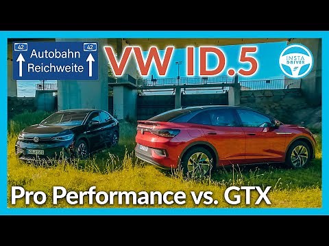VW ID.5 | Reale Reichweite und Verbrauch auf der Autobahn - Pro Performance vs GTX