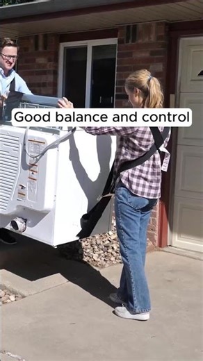 Watch How They Lift a Dryer With Ease With Shoulder Dolly!