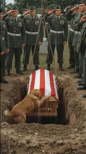 Dogs Heartbreaking Goodbye at Soldiers Funeral🇺🇸💔 | EMOTIONAL | SAD ENDING | #shorts