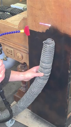 laser dance🔥👋🙃🙃🐿😉🔥📩#lasercleaning #wood #fyp #viral #clean