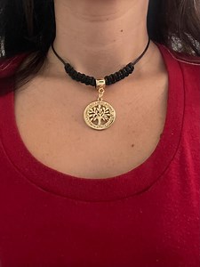 Macramé Tree of Life Necklace, Varnish Plated - Etsy Canada