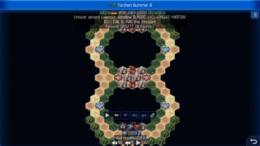 Uniwar 2025年12月8日挑战 Türchen Nummer 8 in 8 Round