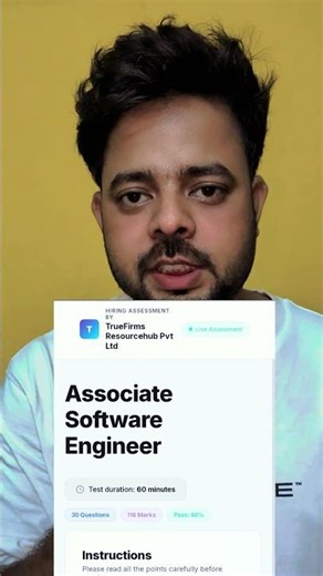 🚀 Associate Software Engineer Hiring Assessment 2026