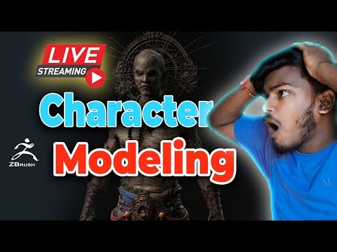 Character Modeling Tutorial in Hindi || Live