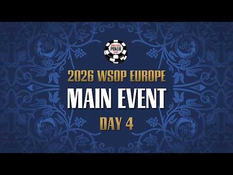 €10,000,000 GTD | WSOP Europe Main Event - Day 4