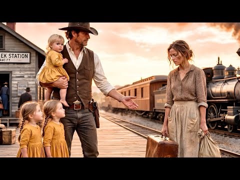 Please Don’t Send Me Away…” Rejected at the Station—Until a Cowboy Said, “My 3 Girls Need You