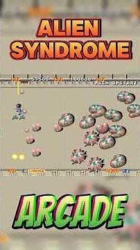 Alien Syndrome | Arcade | Stage 1 Gameplay | Rescue Mission in Space 👽🚀
